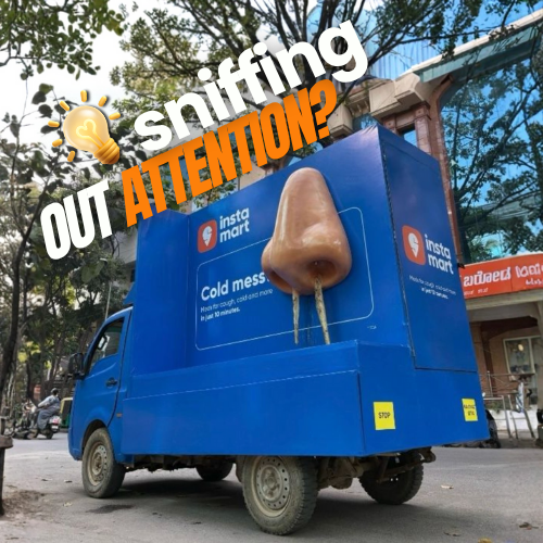 Instamart’s Giant Nose OOH Activation Dominates Social Media