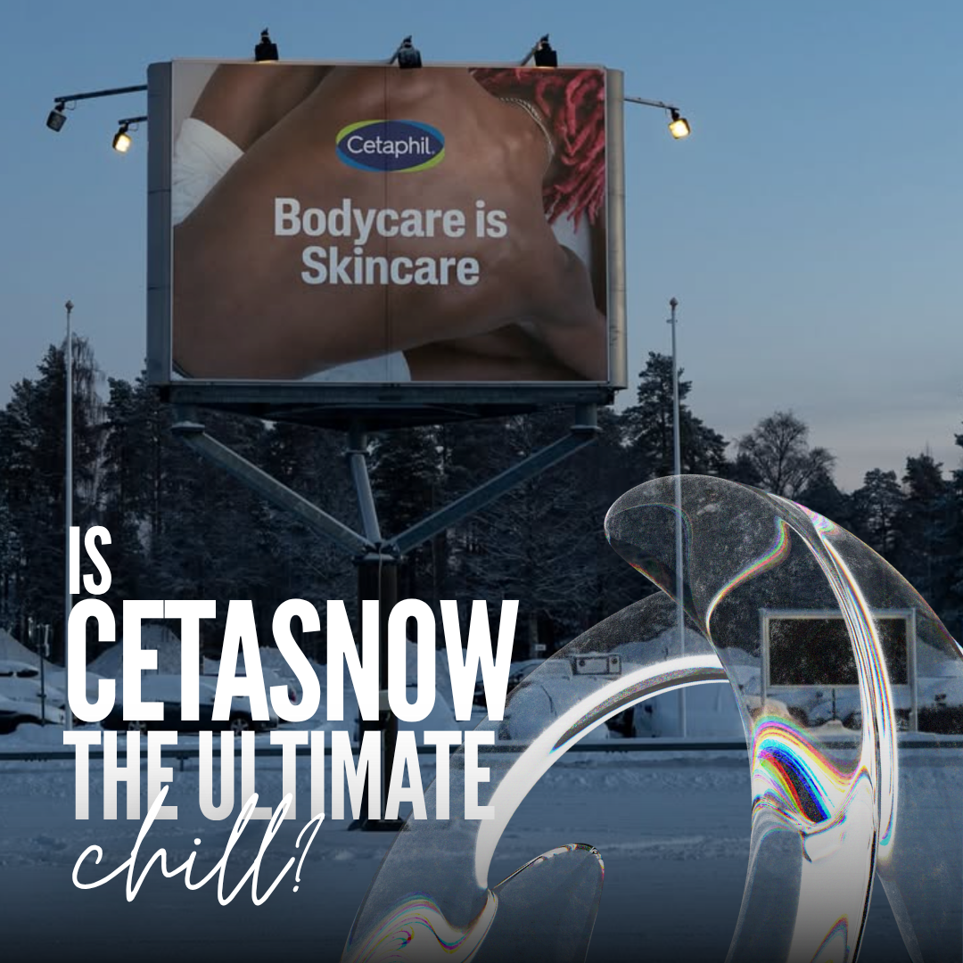 CetaSnow by Cetaphil: A Billboard Built for Winter