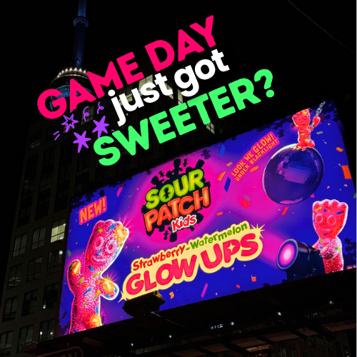 Sour Patch Kids ‘Glow Ups’ Light Up Blue Jays Way