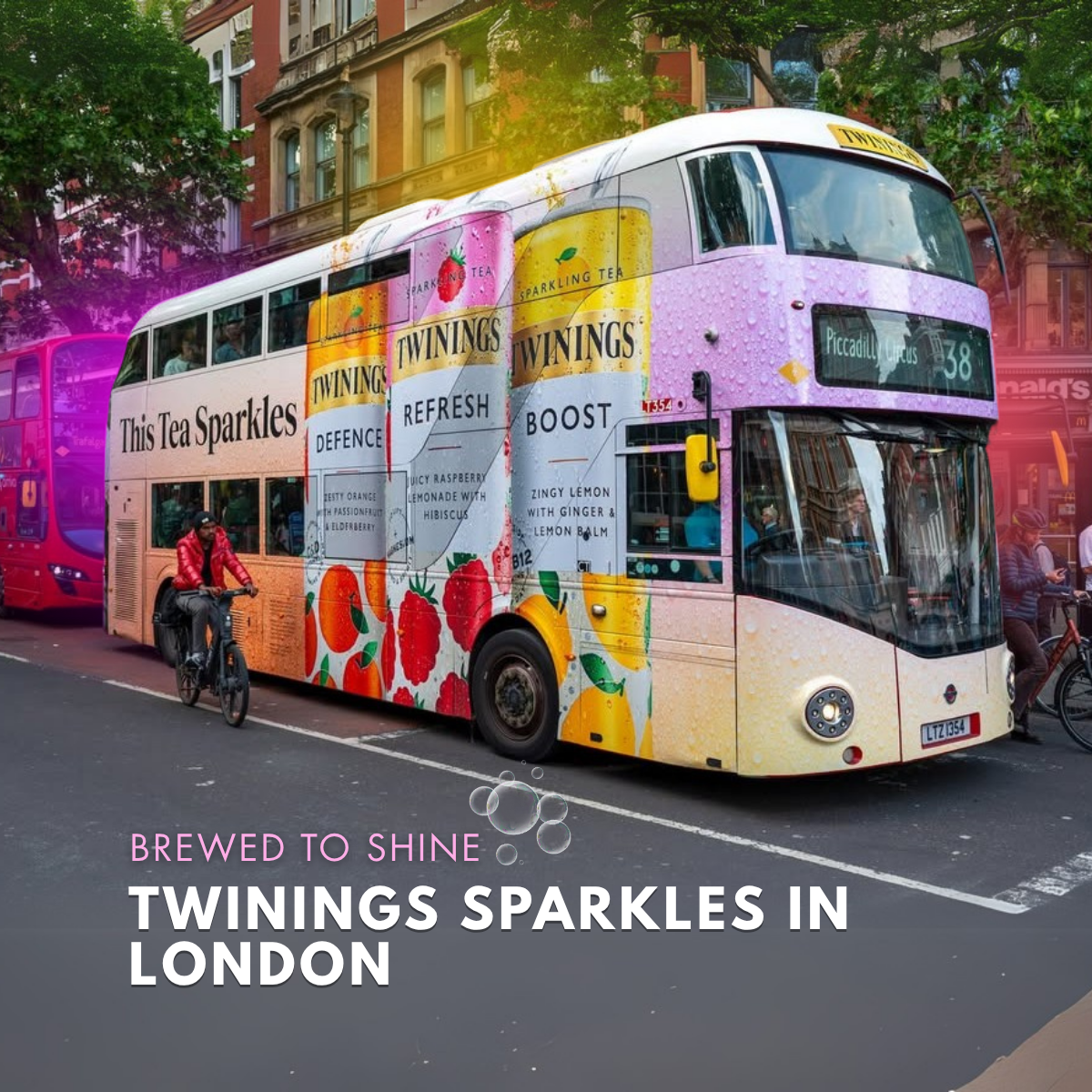 Twinings Lights Up London with Sparkling OOH Campaign
