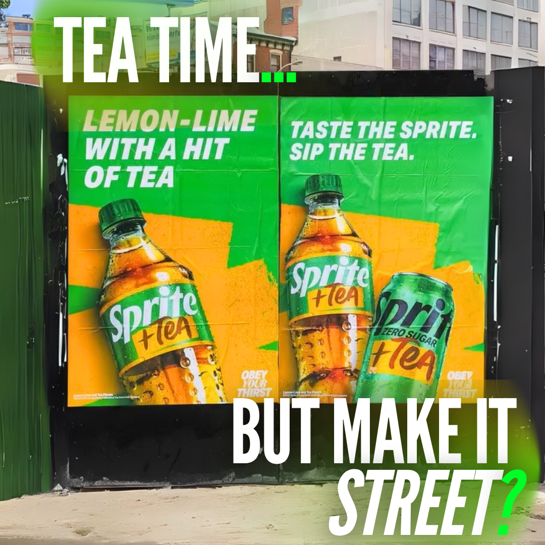 Sprite + Tea Makes a Bold Urban Splash