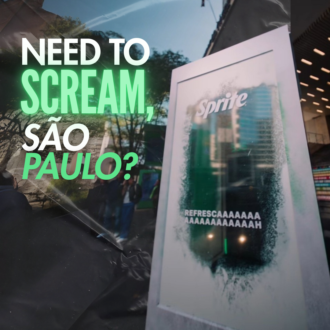 Sprite’s “Scream Booth” Offers Urban Relief on Paulista Avenue