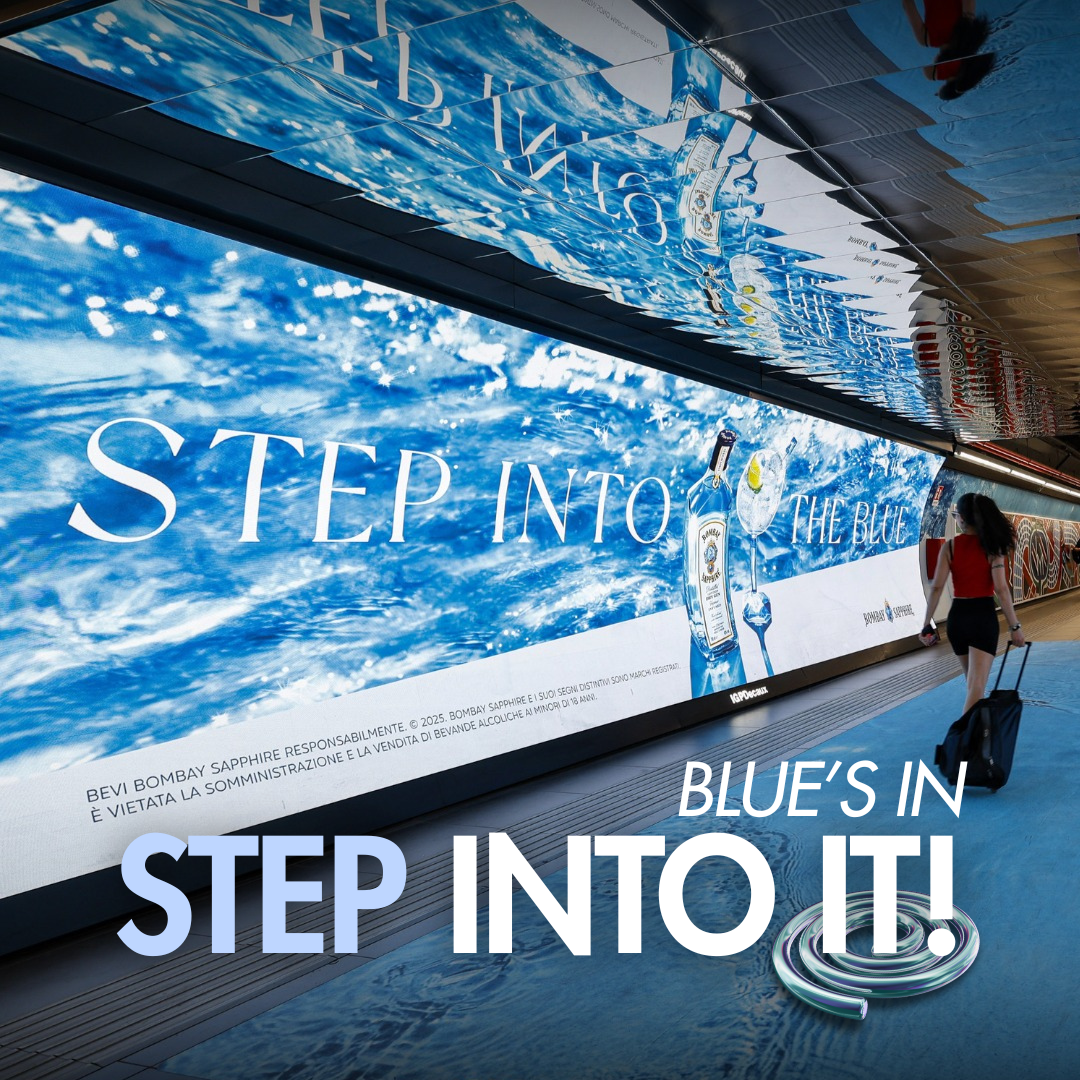 Bombay Sapphire’s “Step Into the Blue” Redefines Outdoor Advertising