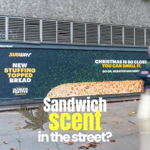 Subway ‘Christmas Is So Close You Can Smell It’ OOH Campaign