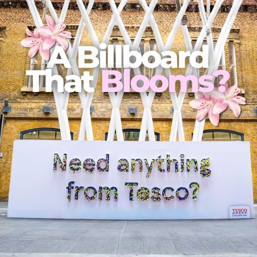 When a Billboard Becomes a Flower Stand