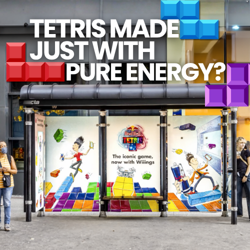 Tetris x Red Bull: Playable Bus Shelters