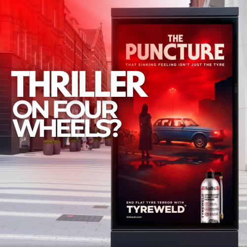 Dinosaur Turns Flat Tyre Panic into Horror Cinema for Holts Tyreweld