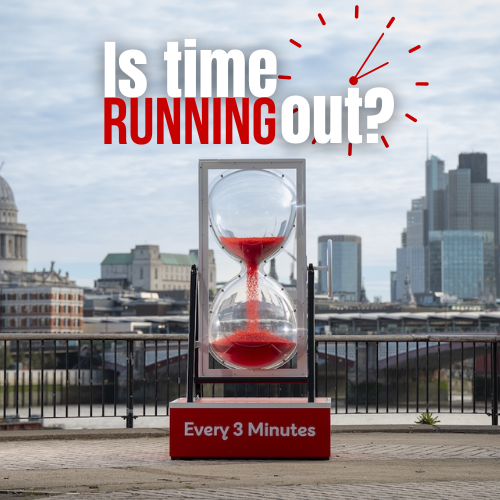 British Heart Foundation’s 3D Timer on London’s Southbank