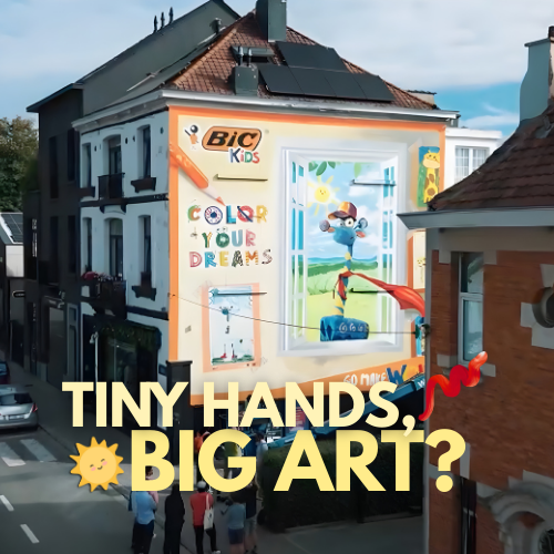 BIC x Global Street Art: Kids’ Art Takes Over Brussels