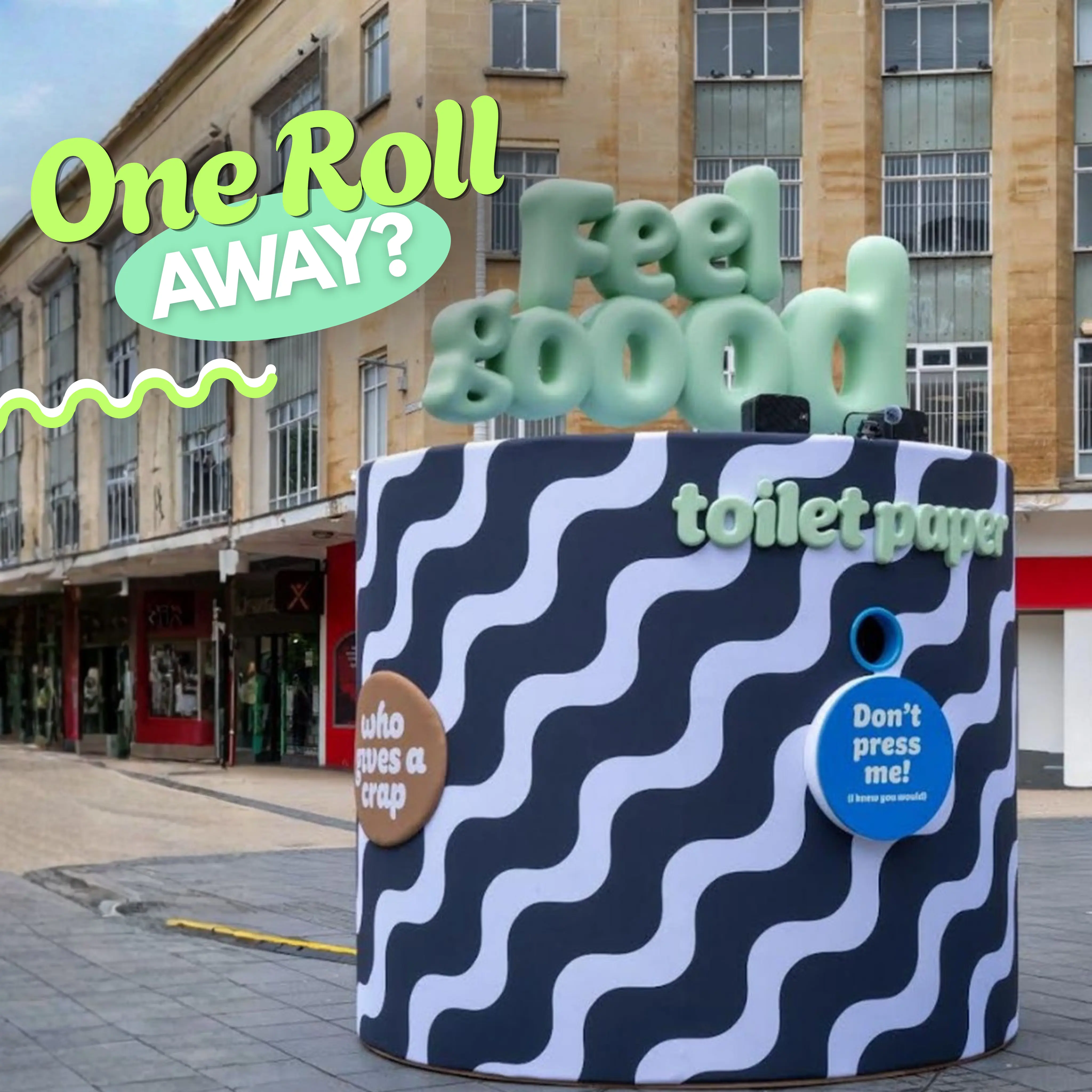 Who Gives A Crap Turns Everyday Toilet Paper Into Unexpected City Joy