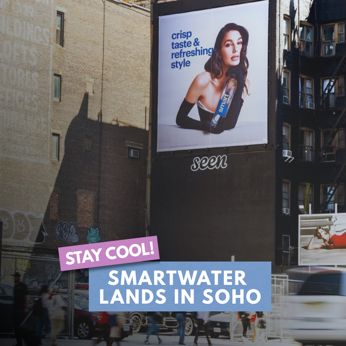 Serving hydration and style: smartwater’s soho takeover