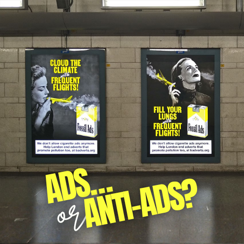 Badvertising Dominates Southwark Station With Anti-Fossil Fuel OOH