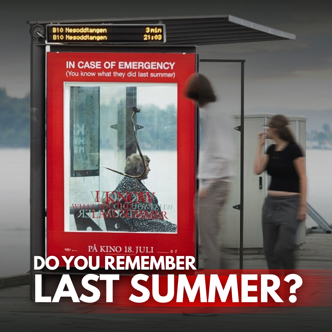 “I Know What You Did Last Summer” Hits Oslo: A Sinister OOH Twist