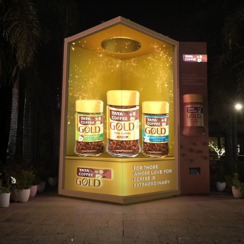 Tata Coffee Gold: 3D Aroma-Anamorphic Experience in New Delhi