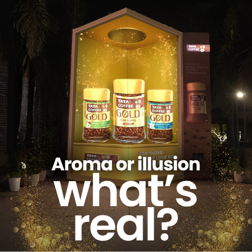 Tata Coffee Gold: 3D Aroma-Anamorphic Experience in New Delhi